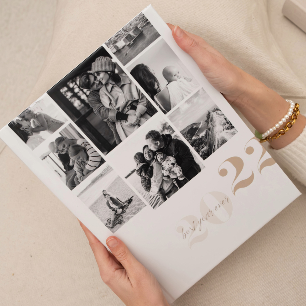 Álbum Flex Quadrado 20 x 20 cm inspiração 1